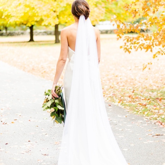 NEW Bohemian Bridal Drape Wedding Veil White Ivory